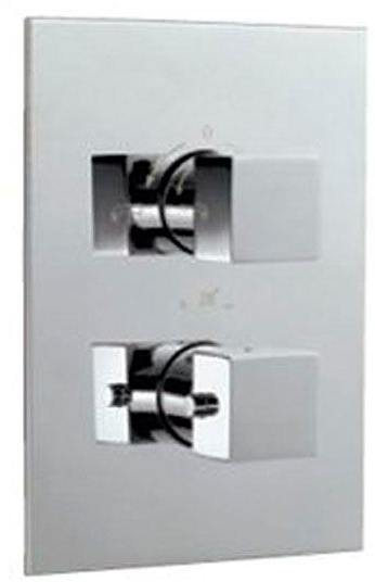 

Смеситель для ванны c термостатом JAQUAR Kubix-F KUB-CHR-35671F