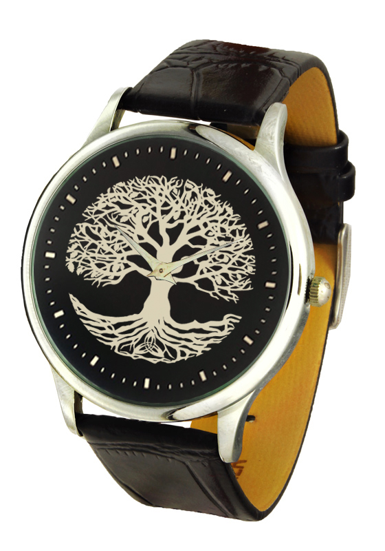 

Мужские наручные часы Дерево Жизни (Men 65 silver Tree of life)