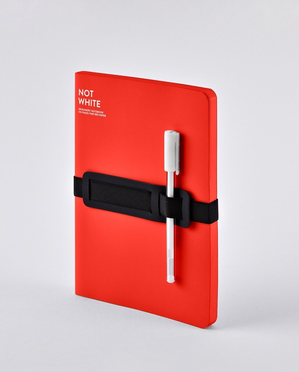 

Блокнот Nuuna Not White Red 176 страниц