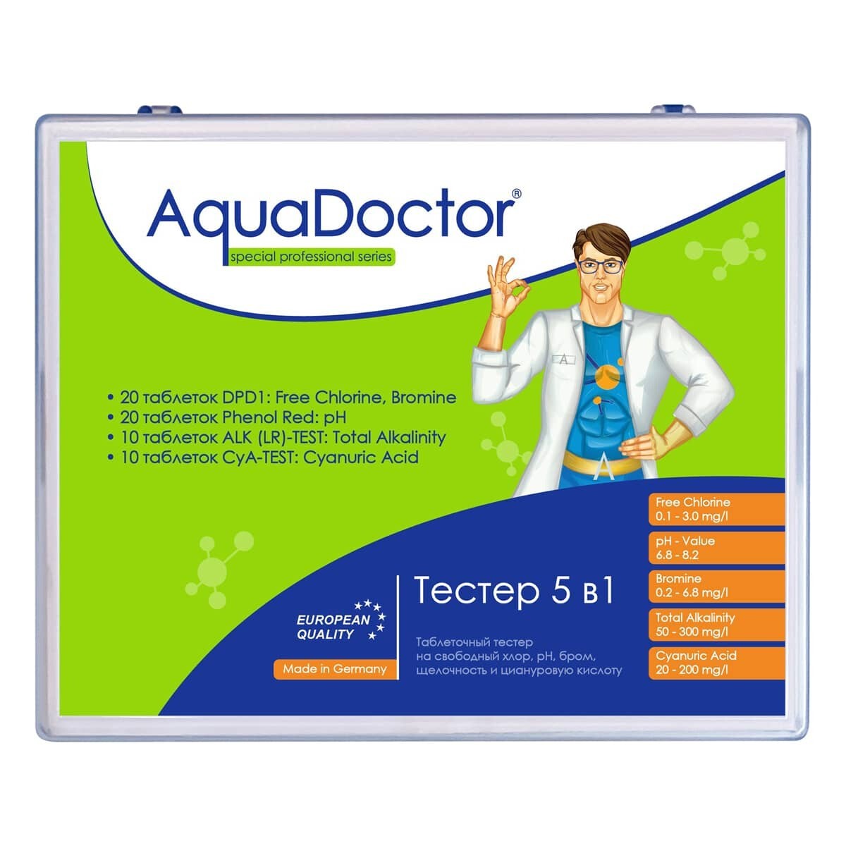 

Тестер AquaDoctor 5 в 1