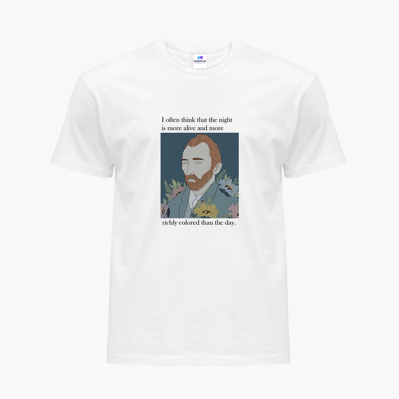 

Футболка женская Винсент Ван Гог (Vincent van Gogh) (8976-2962-10) XXL Белая