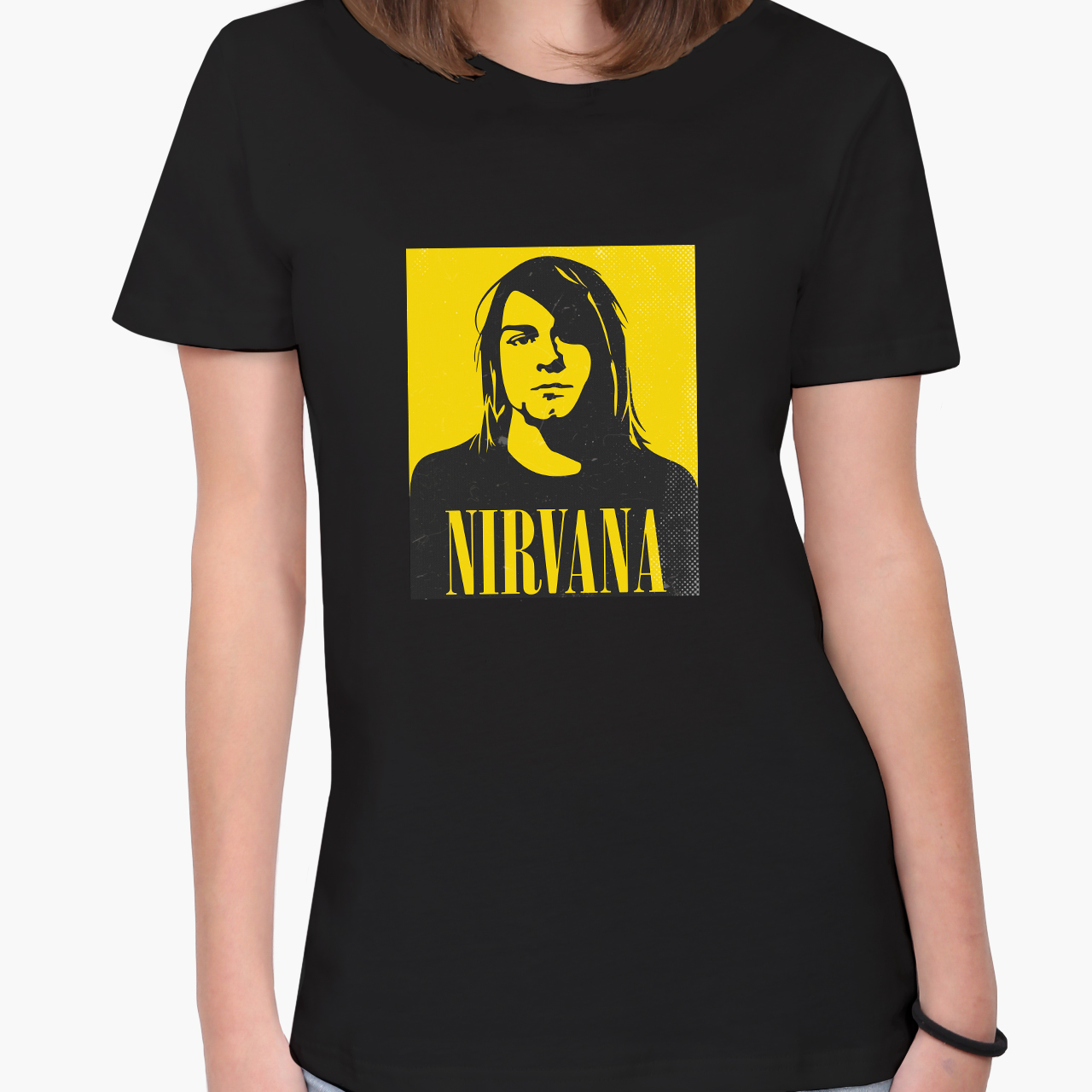 

Футболка женская Курт Кобейн Нирвана (Kurt Cobain Nirvana) (8976-2970-2)  Черная, Футболка женская Курт Кобейн Нирвана (Kurt Cobain Nirvana) (8976-2970-2) M Черная
