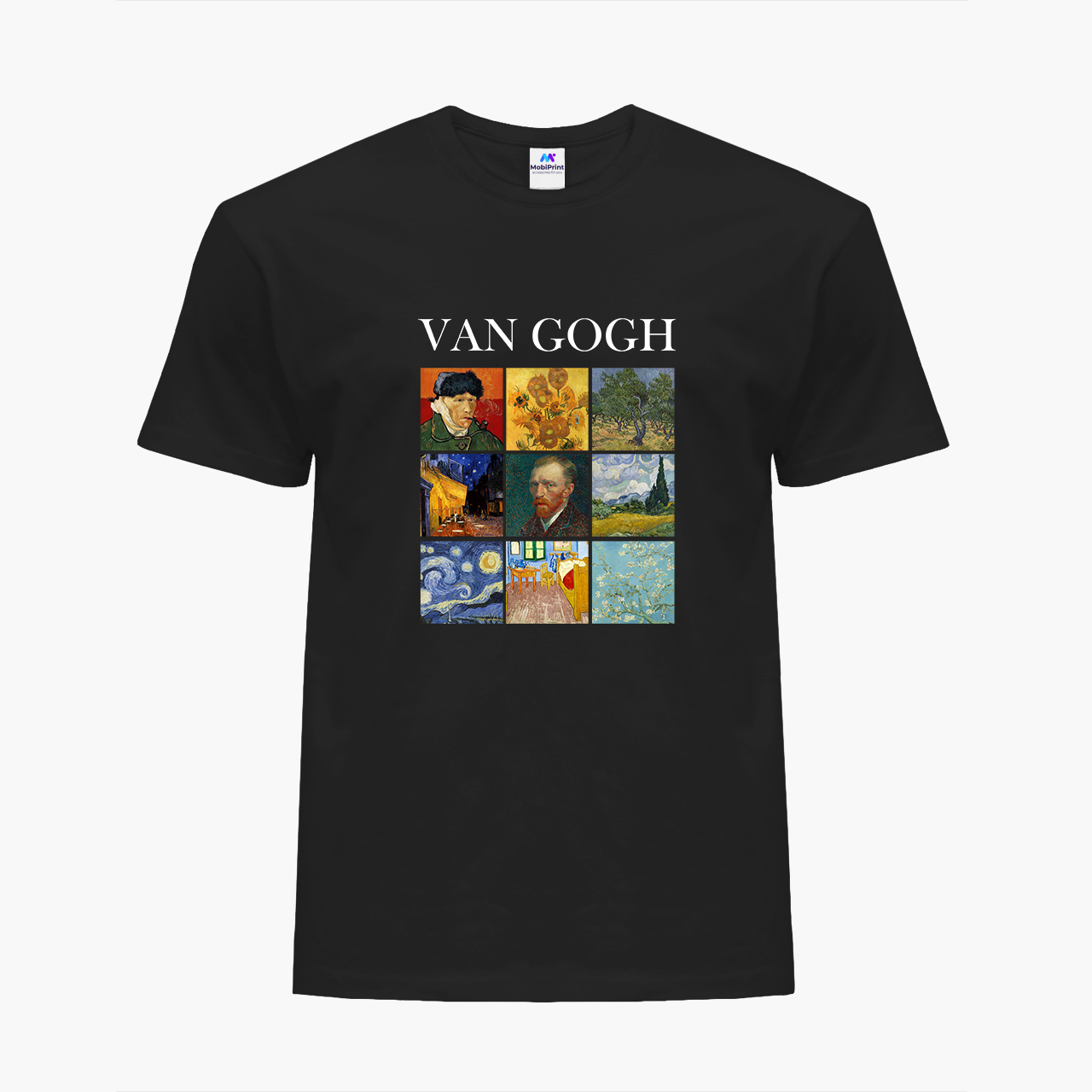 

Футболка женская Винсент Ван Гог Картины (Vincent van Gogh Paintings) (9223-W2960-2) M Черная