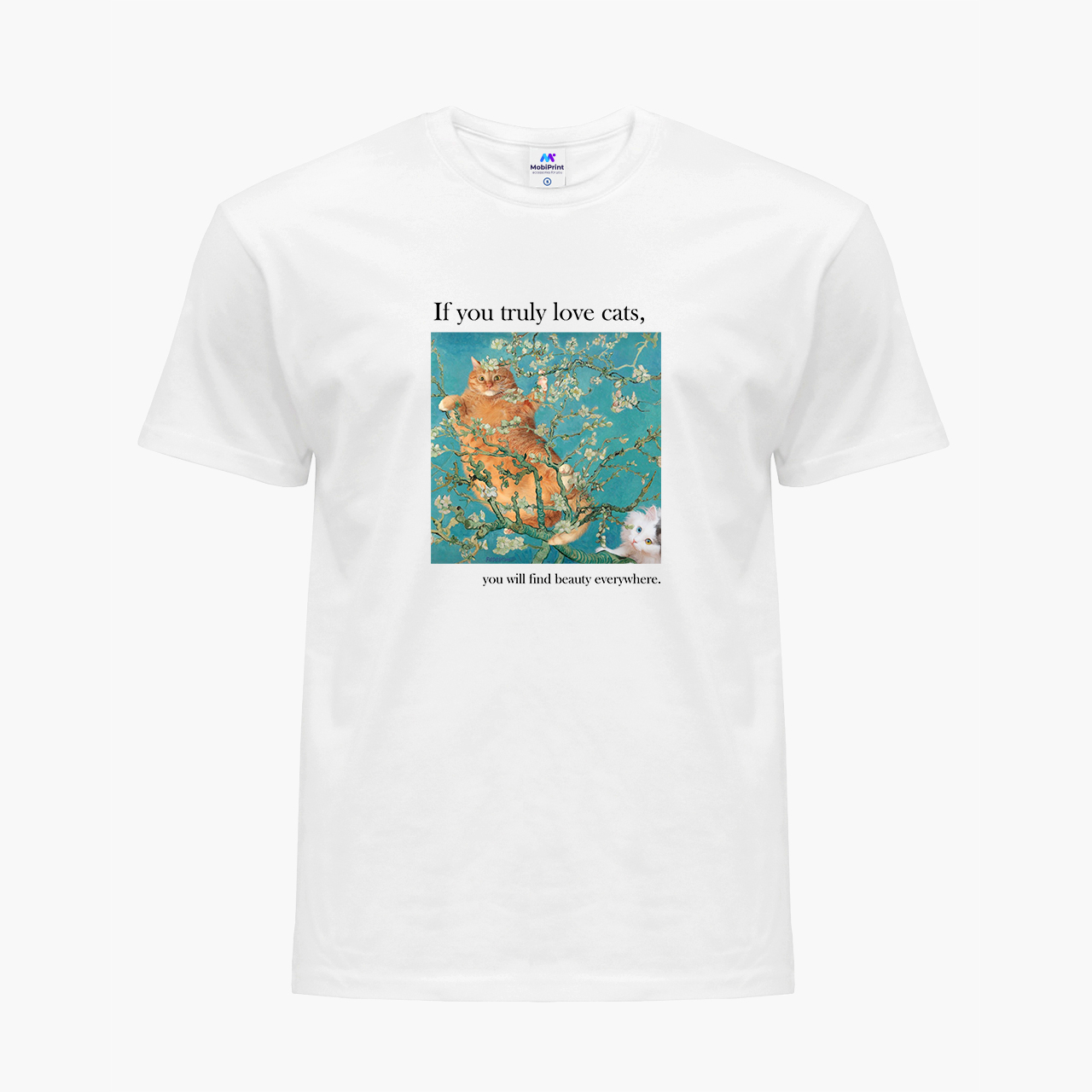 

Футболка мужская Винсент Ван Гог Кот (Vincent van Gogh Cat) (9223-2963-8)  Белая, Футболка мужская Винсент Ван Гог Кот (Vincent van Gogh Cat) (9223-2963-8) L Белая