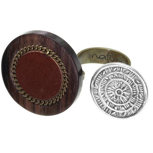 

Кольцо Nature Bijoux из дерева и кожи 19--21781