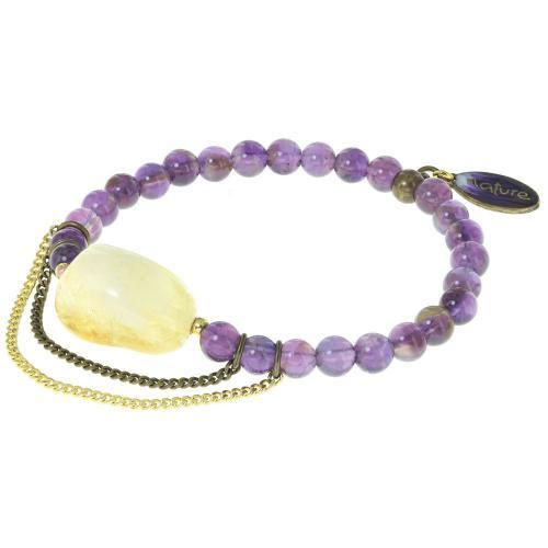 

Браслет Nature Bijoux из аметиста, кожи акулы, цитрина 13--29721