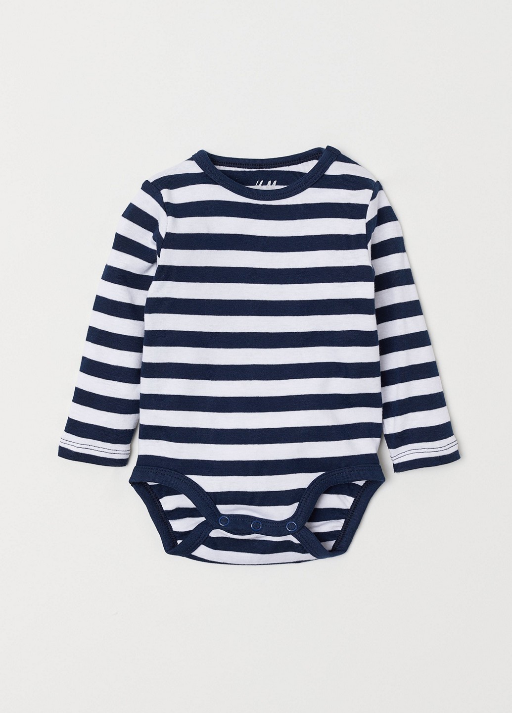 

Боди H&M 50 Темно-синий 0525563_полос_01