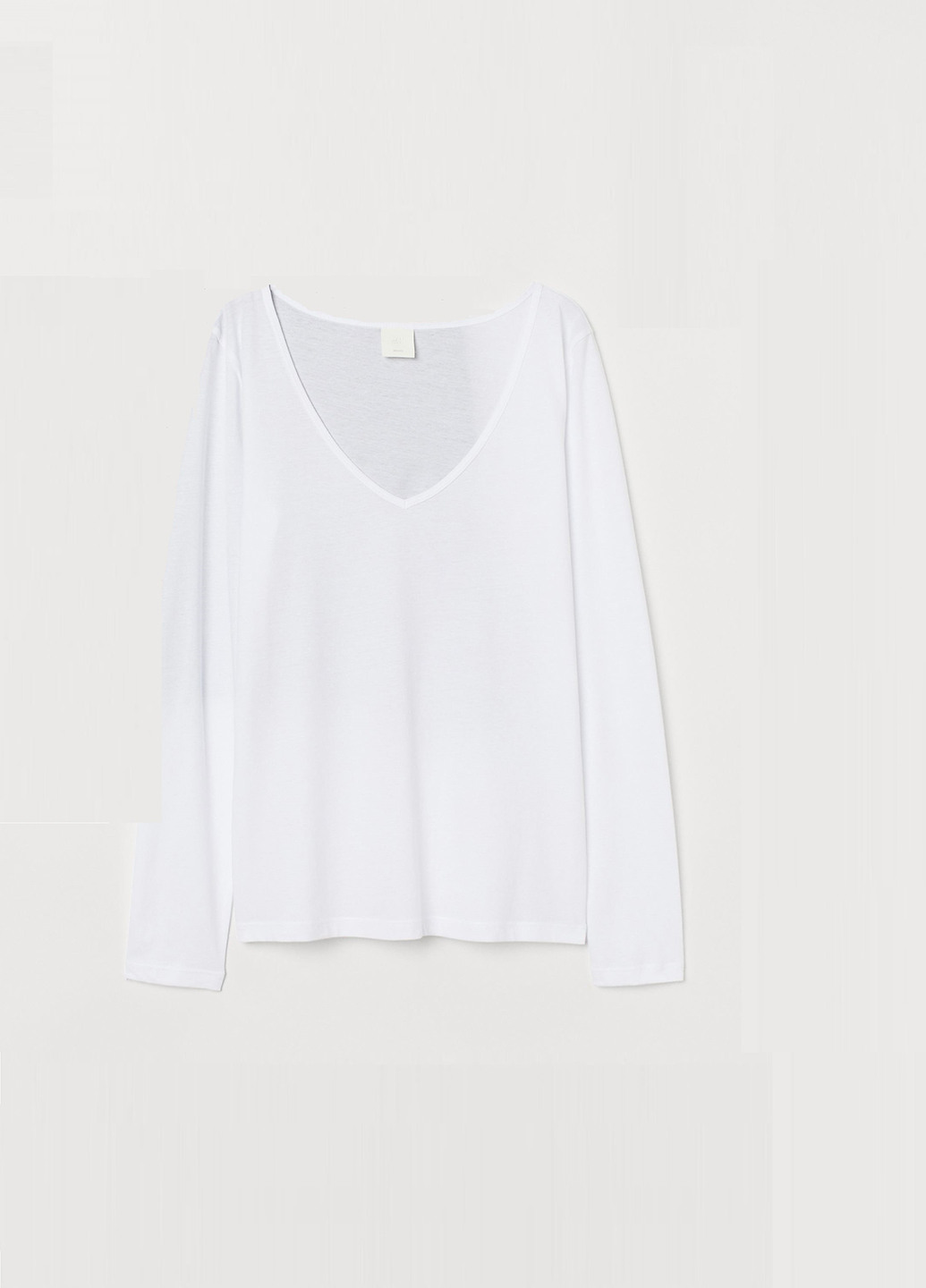 

Лонгслив H&M M Белый 0790051_белый