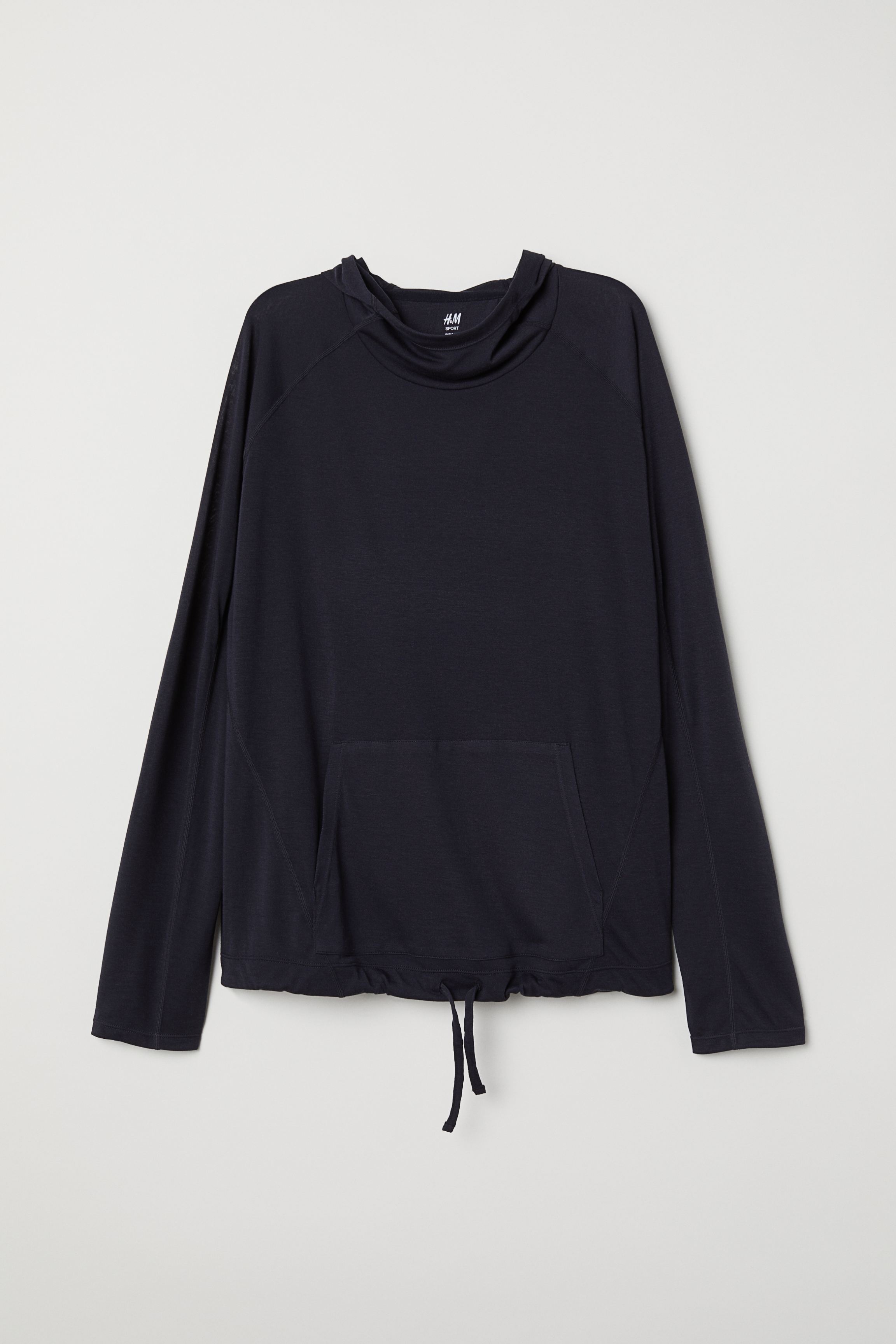 

Худи спорт H&M M Темно-серый 0605777_чер.скап