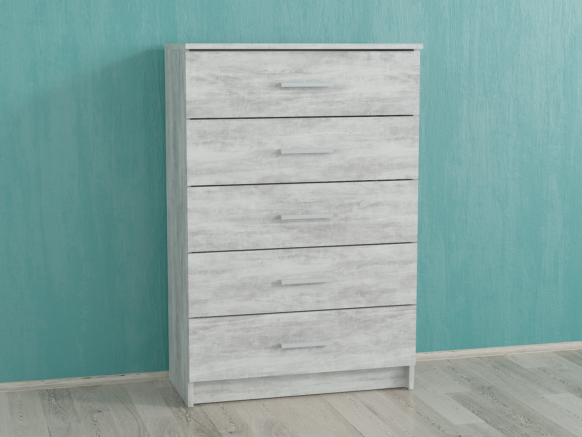 

Комод на 5 ящиков IА-90 Бетон Woodin Ш 710 / В 1060 / Г 350