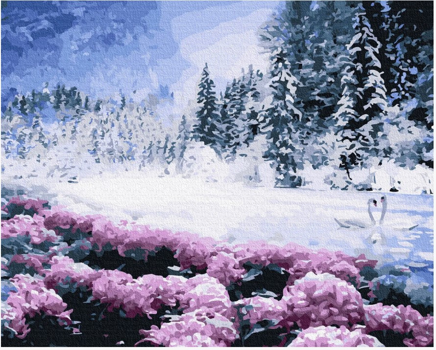 

Картина по номерах "Лебеді" GX36519 | Brushme