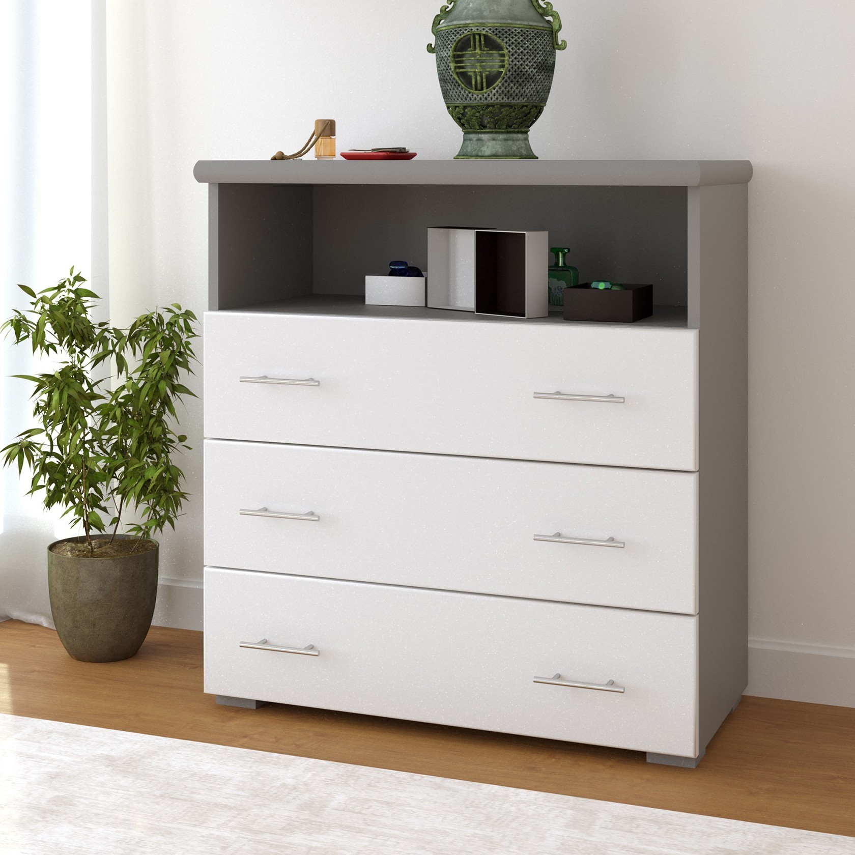 

Комод Эксклюзив 3Ш1П (Arbor Drev) Серый 71203_12
