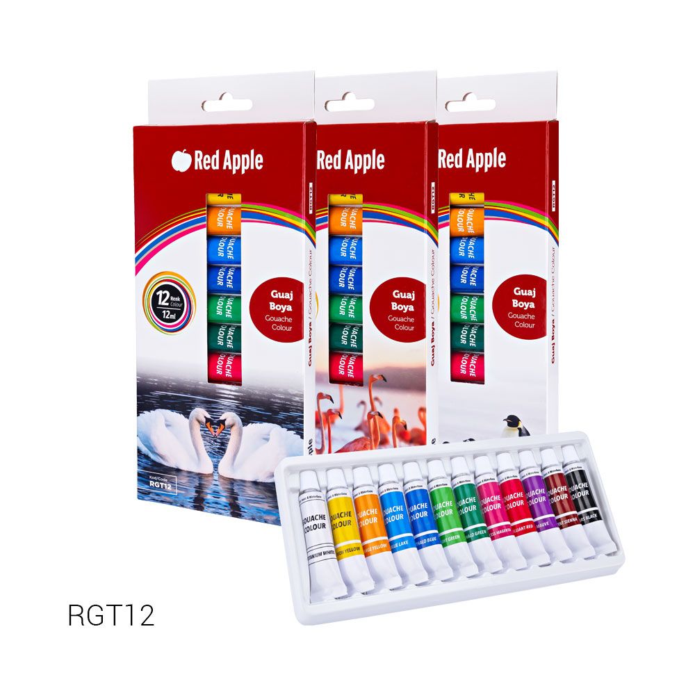 

Краски Гуашь 12 цветов Red Apple (RGT12) (167269)