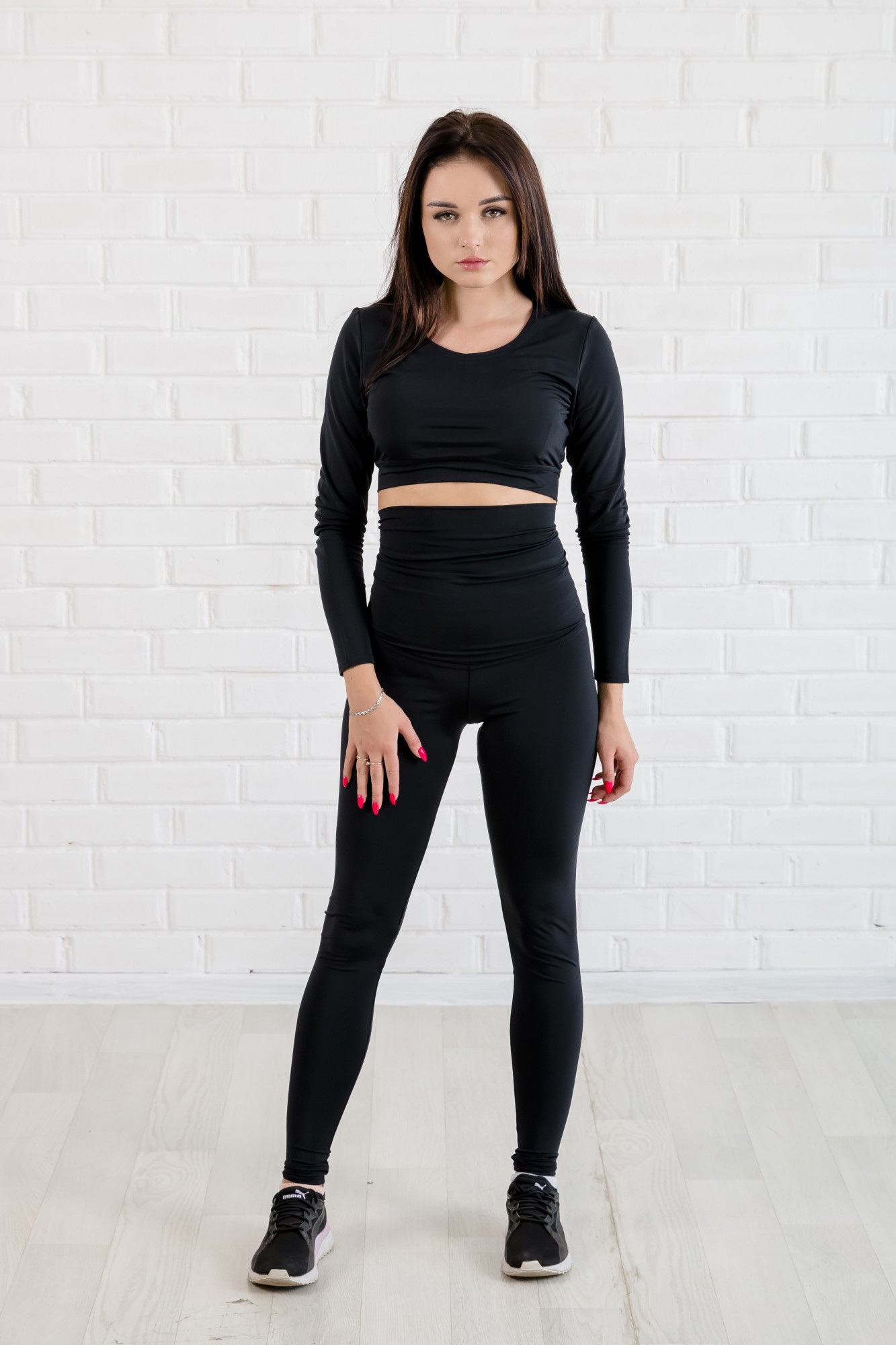 

Комплект FitU спортивный женский Classic Rush black черный, Комплект FitU спортивный женский Classic Rush black черный S