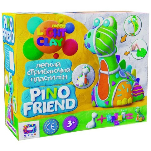 

Набор легкого прыгающего пластилина ОКТО ТМ Moon Light Clay Pino Friend Барди 70036
