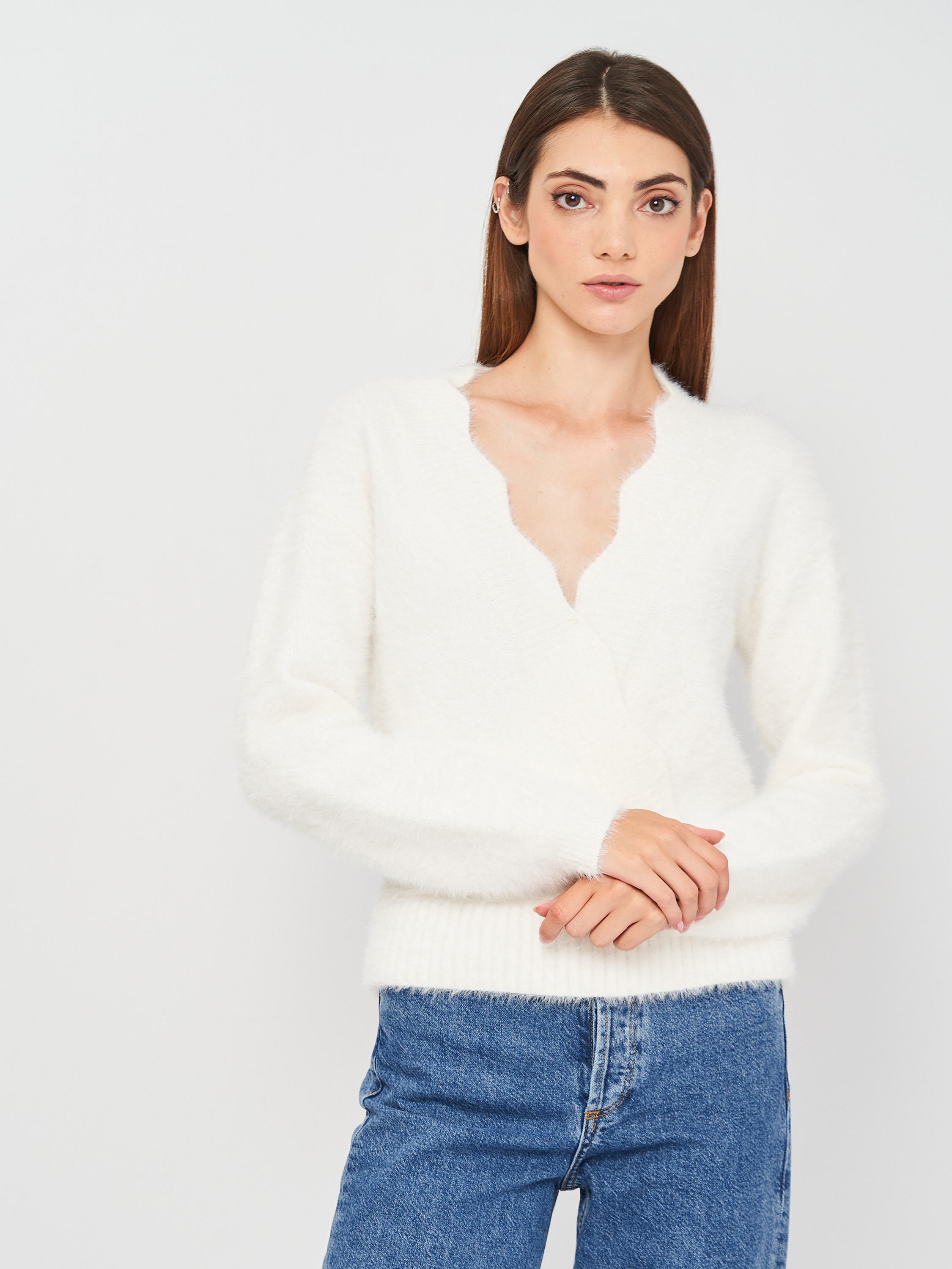 

Пуловер H&M 7442207dm M Белый