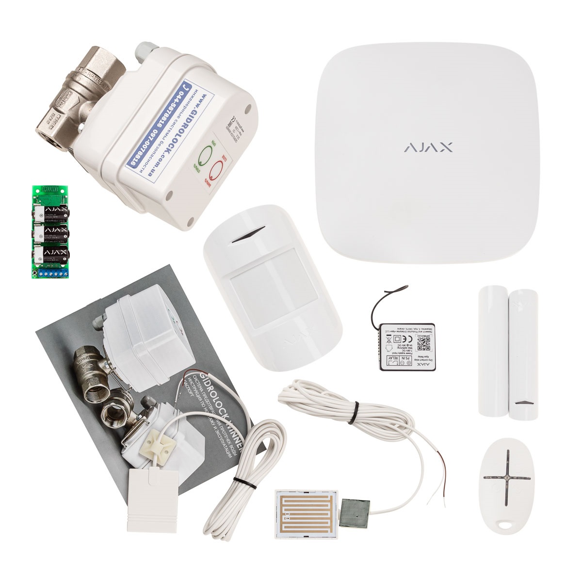 

GIDROLOCK WINNER BONOMI дом 1/2” + Ajax StarterKit Plus + Ajax Transmitter + Ajax Relay