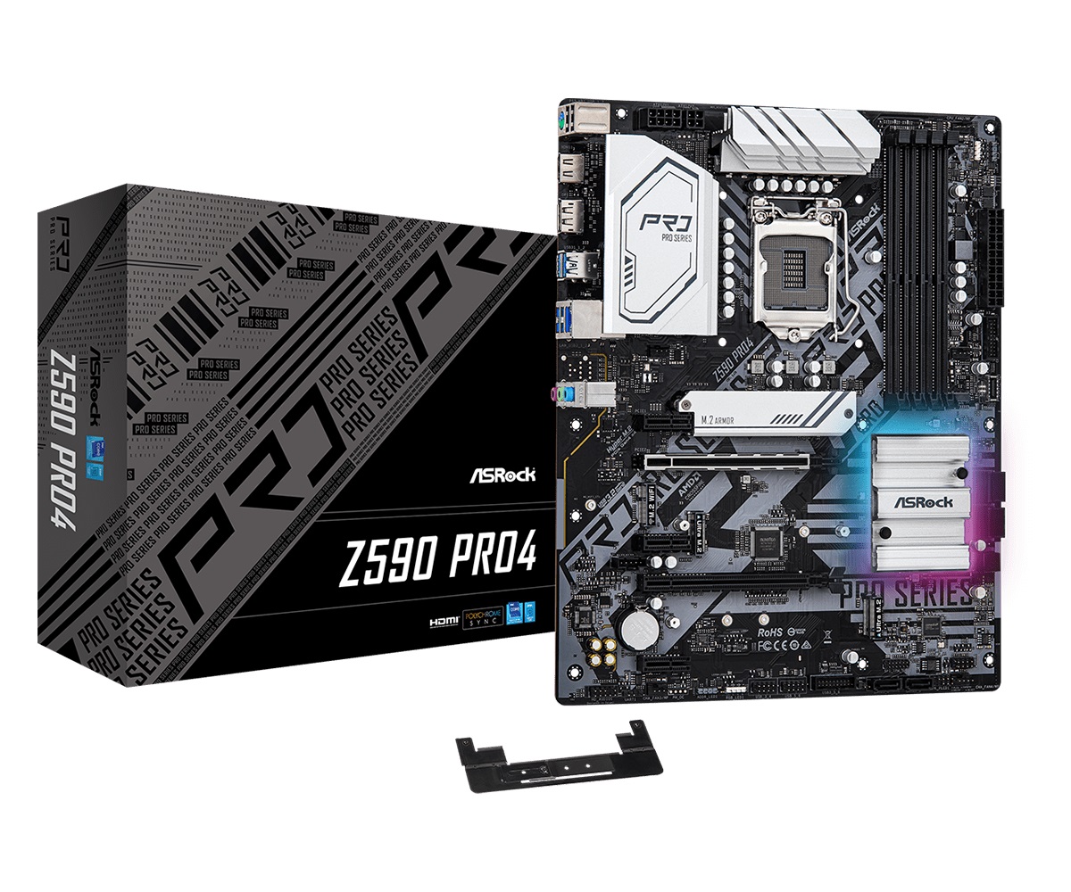 

Материнская плата ASRock Z590 Pro4 Socket 1200