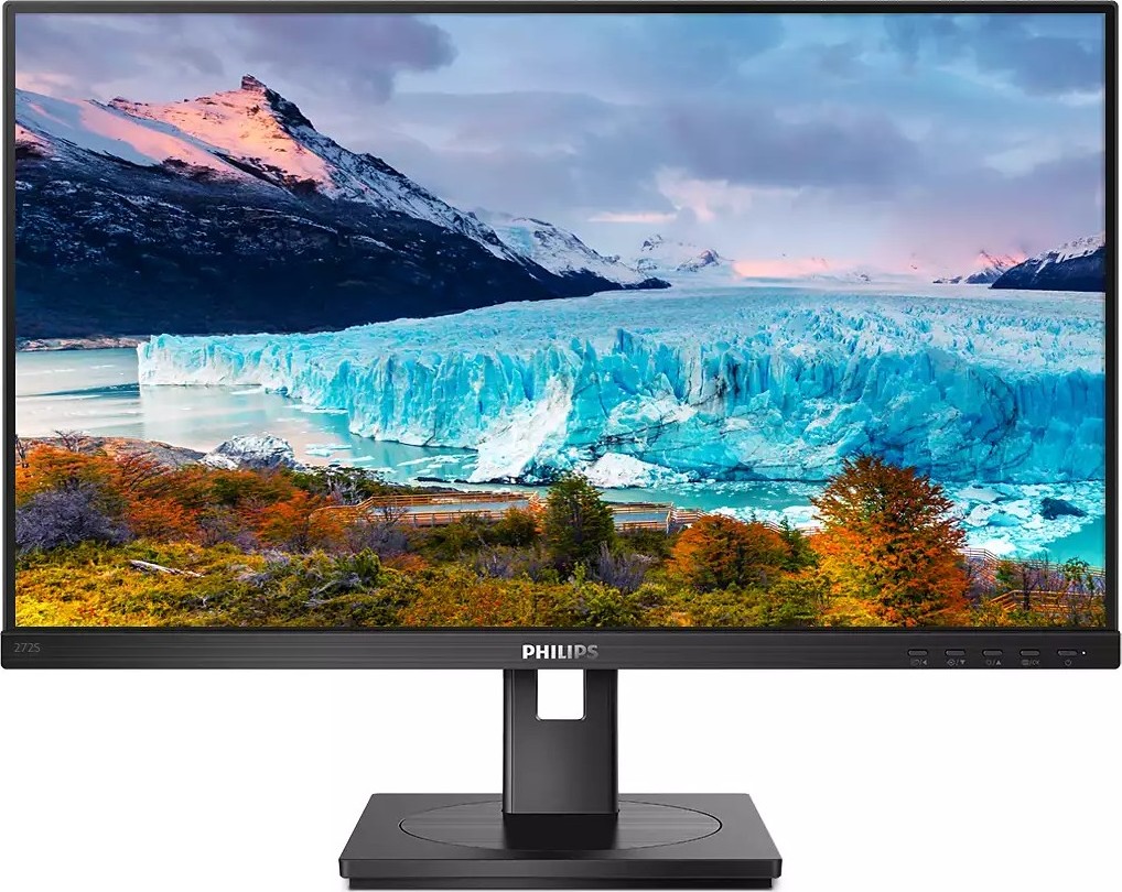 

Монитор Philips 27" 272S1AE/00 IPS Black; 1920x1080, 4 мс, 250 кд/м2, DisplayPort, HDMI, DVI, D-Sub, динамики 2х2 Вт