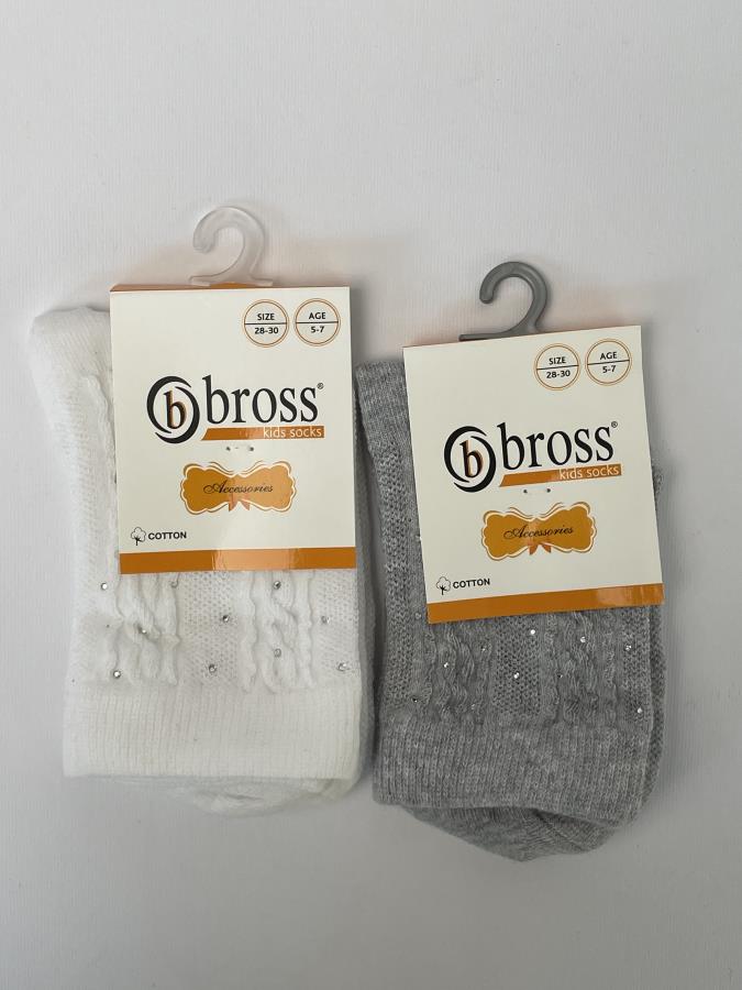 

Шкарпетки Bross Д1764 білий за 1 пару 25-27