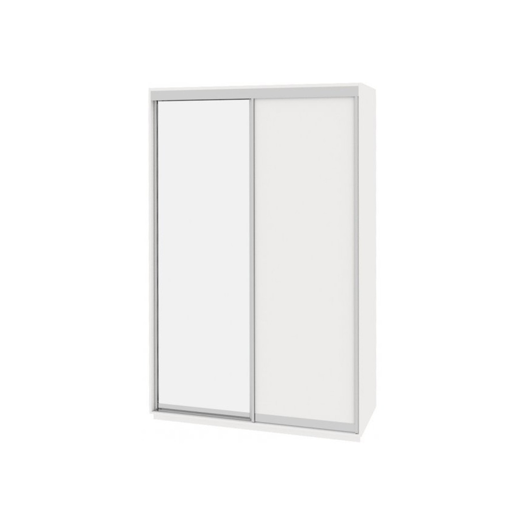 

Шкаф-купе Виват — 2 двери (ДОМ) ДСП + Зеркало-Белый 160x60x240