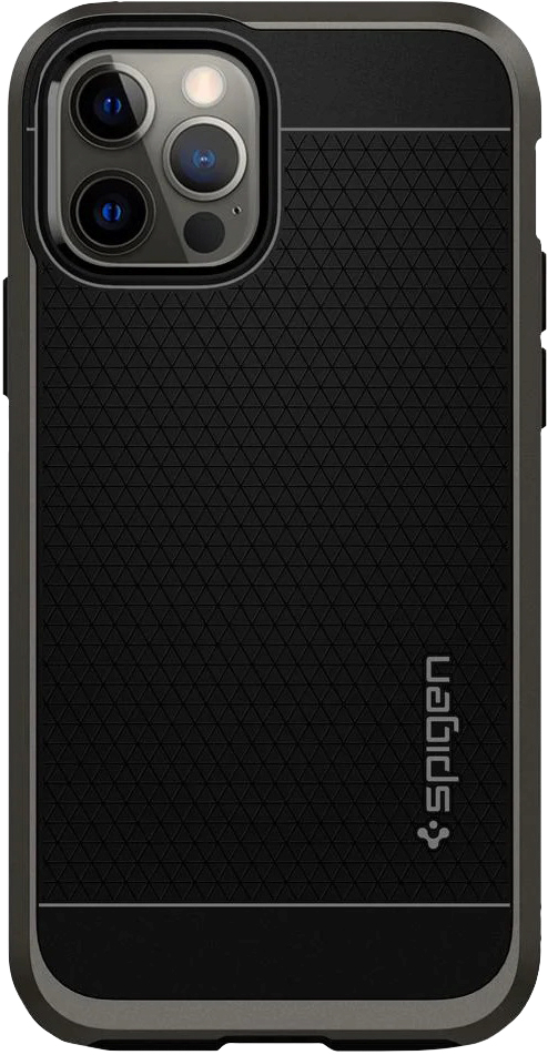 

Панель Spigen Neo Hybrid для Apple iPhone 12/12 Pro Gun Metal