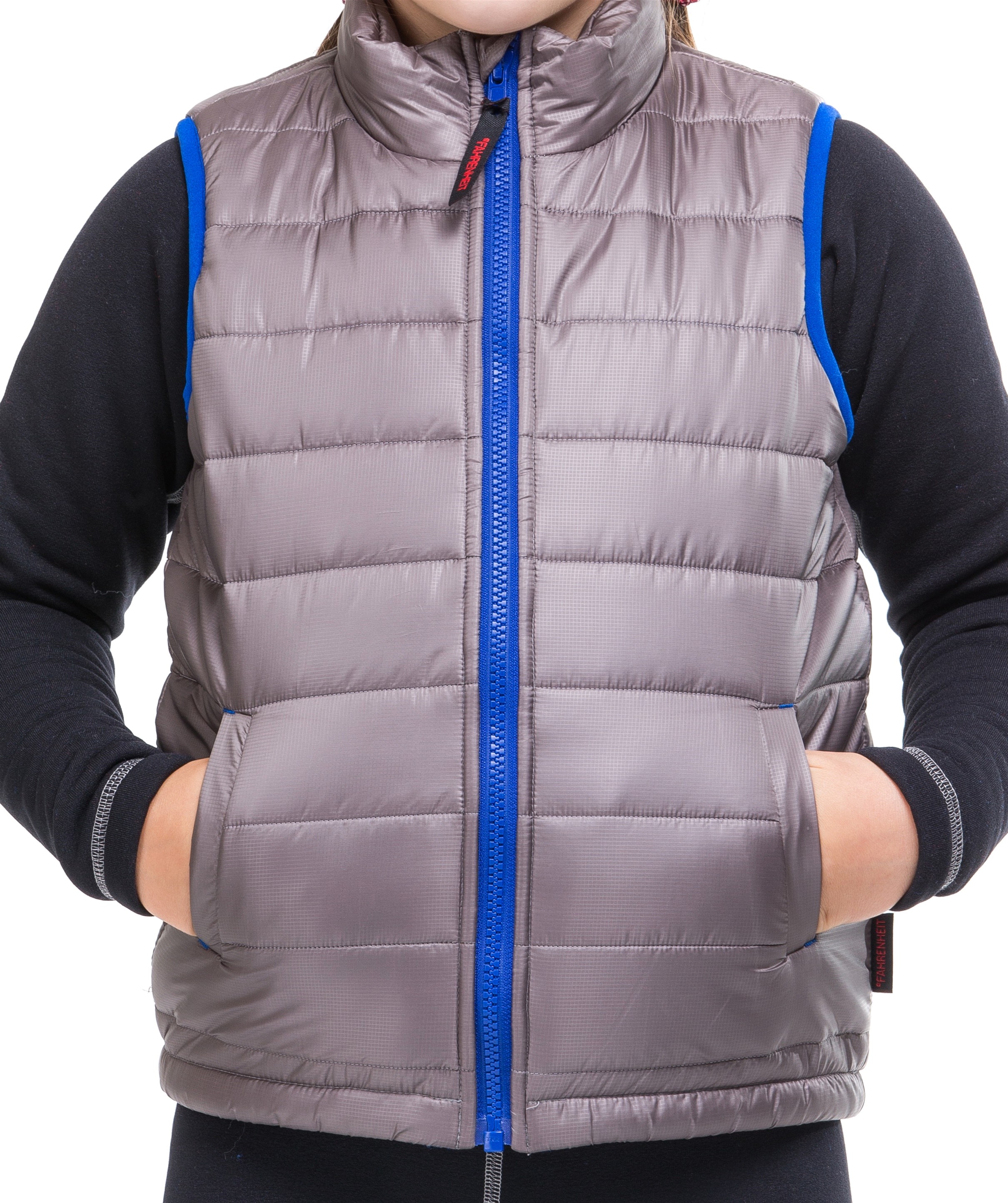 Акція на Демисезонный жилет Fahrenheit Kids Vest FAGLPL16102 98-104 см Серый/Синий (91216028) від Rozetka UA