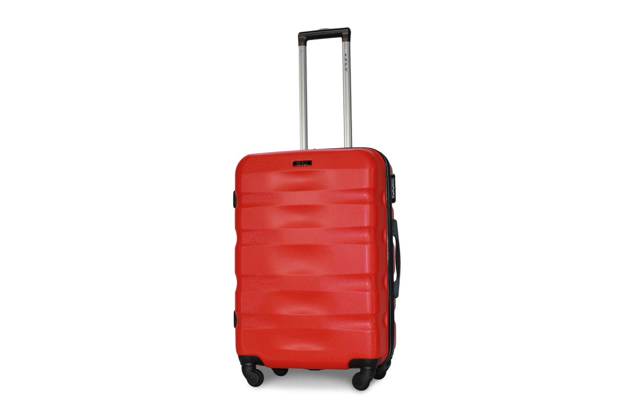 

Средний пластиковый чемодан красный Fly 960