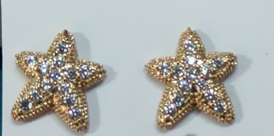 

Серьги Xuping Звездочки позолота 99772
