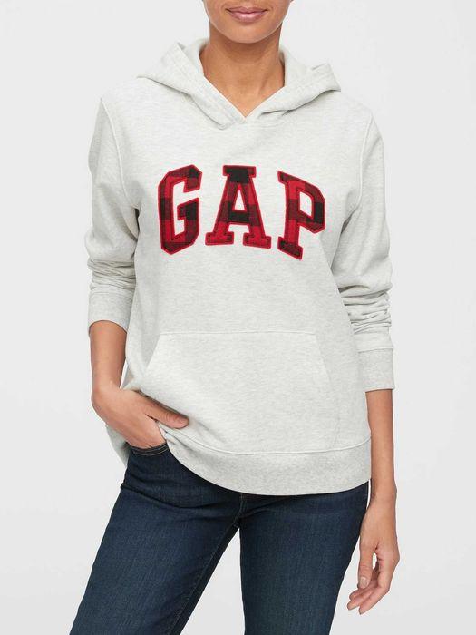 

Худи Женская GAP на Флисе с Капюшоном  Серый-Красный 1159753248, Худи Женская GAP на Флисе с Капюшоном S Серый-Красный 1159753248