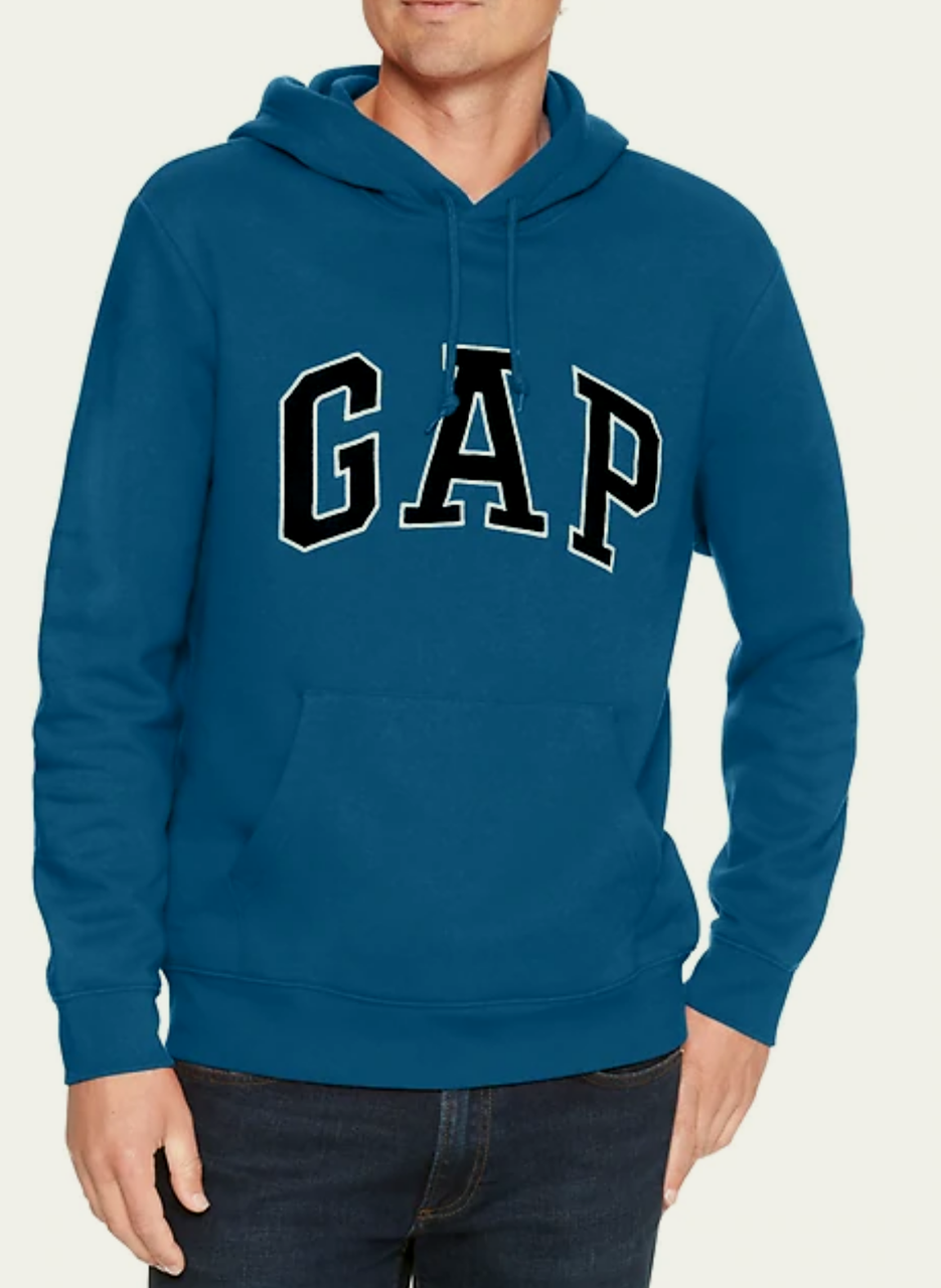 

Мужское худи GAP на Флисе с Капюшоном М Синий 109811210003