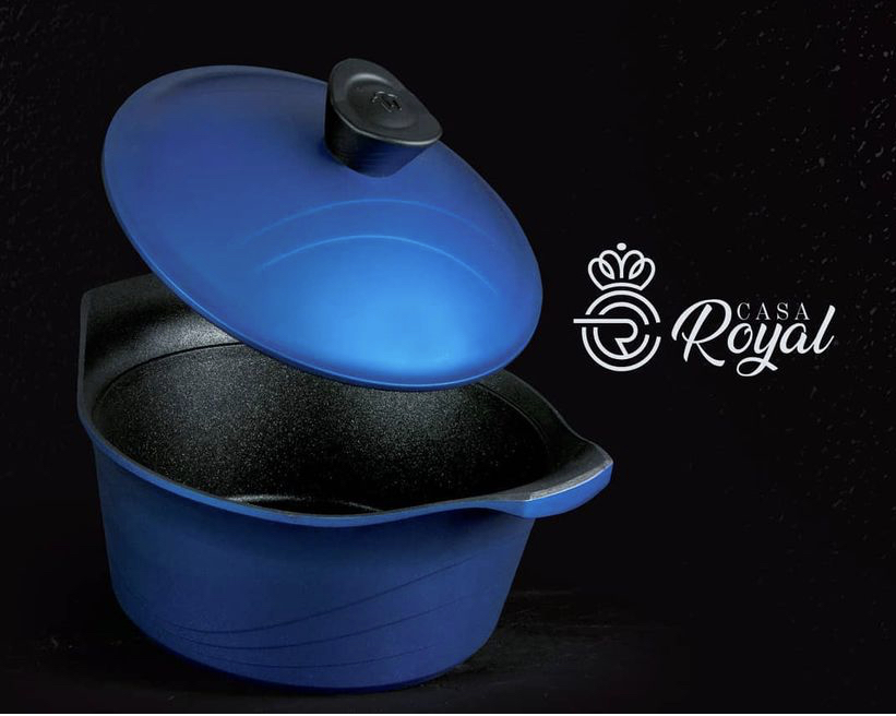 

Кастрюля 4,5 л Greblon Diamond Pro Gusto Casa Royal D-UKR2040 Blue