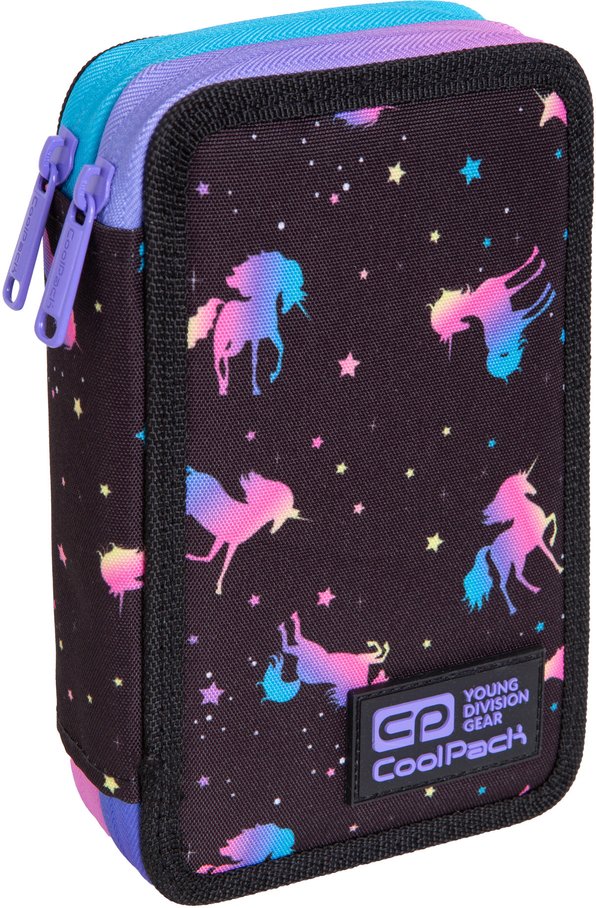 

Пенал Coolpack Jumper 2 35 предметов 2 отделения Dark Unicorn (C66234)