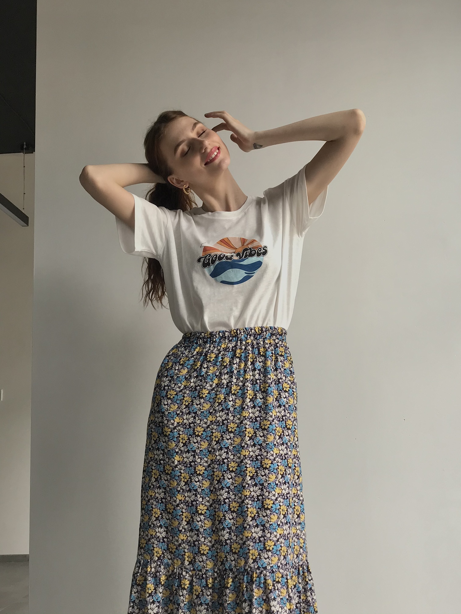 

Футболка An'ge Vibes one size Білий 40-10017-COFL
