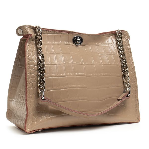 

Сумка из кожи ALEX RAI 07-01 3202 L-beige