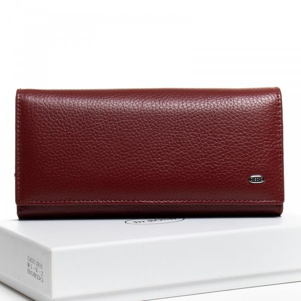 

Кошелек из натуральной кожи Classic DR. BOND W1-V-2 bordo
