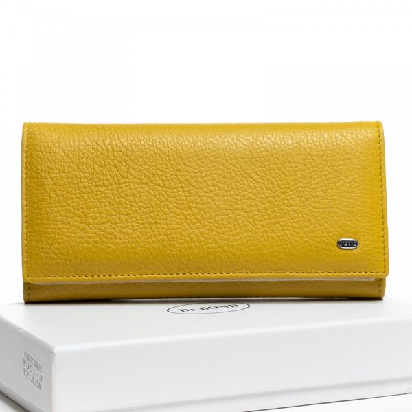

Кошелек из натуральной кожи Classic DR. BOND W501-2 yellow