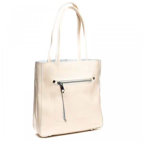 

Сумка из кожи ALEX RAI 07-03 8773 light-beige
