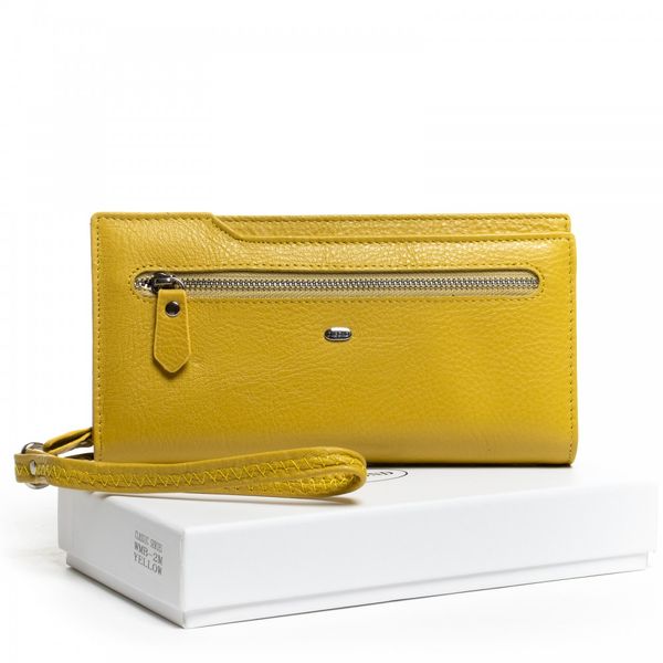 

Кошелек из натуральной кожи Classic DR.BOND WMB-2M yellow