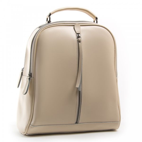 

Женский кожаный рюкзак ALEX RAI 8694-3 beige