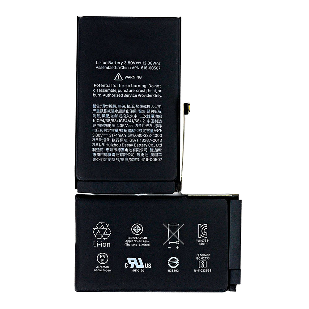

Аккумулятор для Apple iPhone Xs Max (3174 mAh) Original PRC