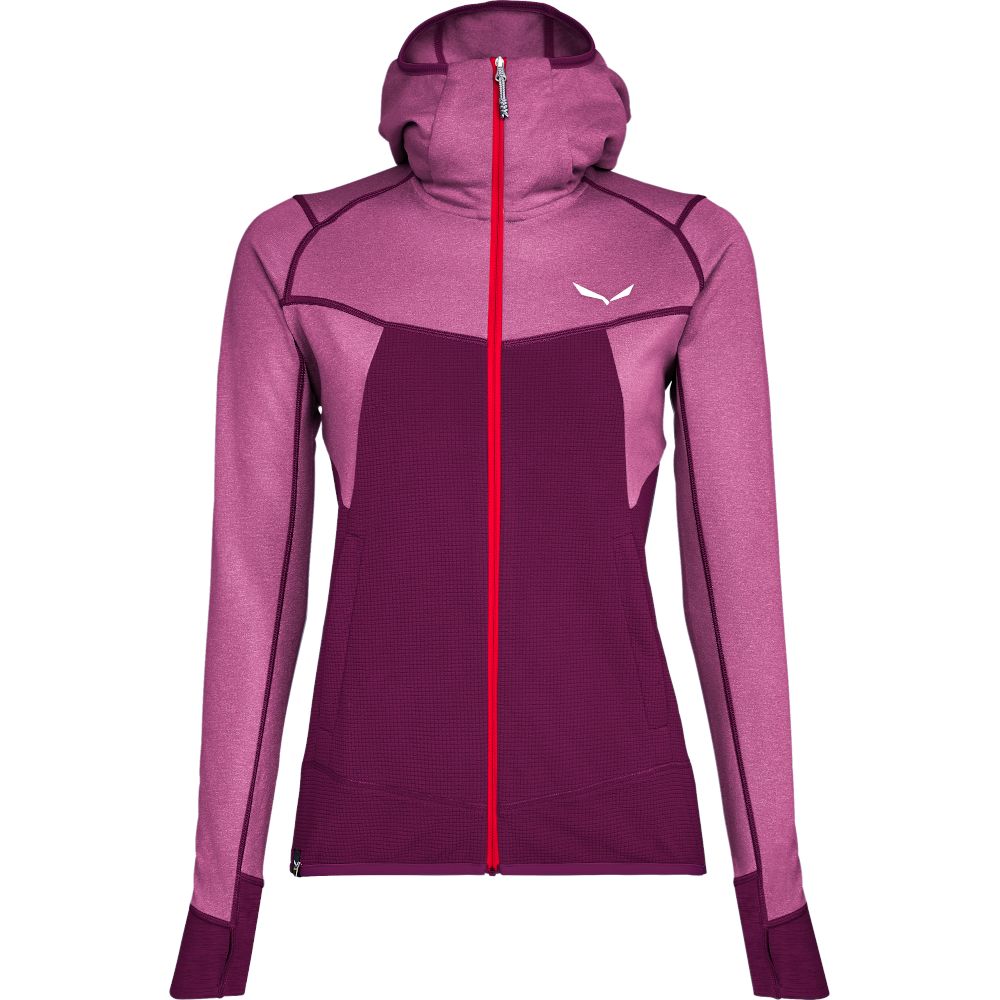 

Флис Salewa Puez Hybrid Polarlite Wmn L Фиолетовый