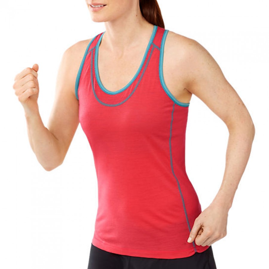 

Термомайка Smartwool Women's PHD Ultra Light Tank M Красный
