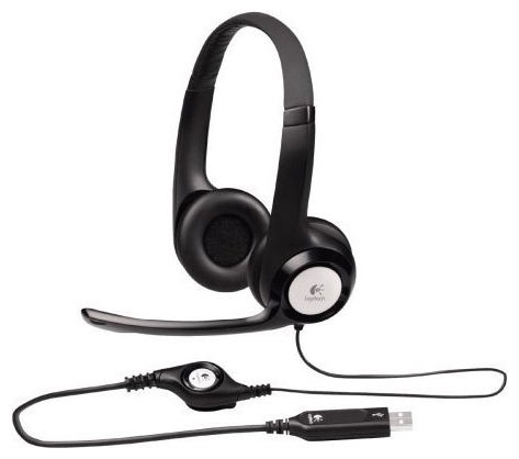 

Наушники гарнитура накладные Logitech H390 USB Black