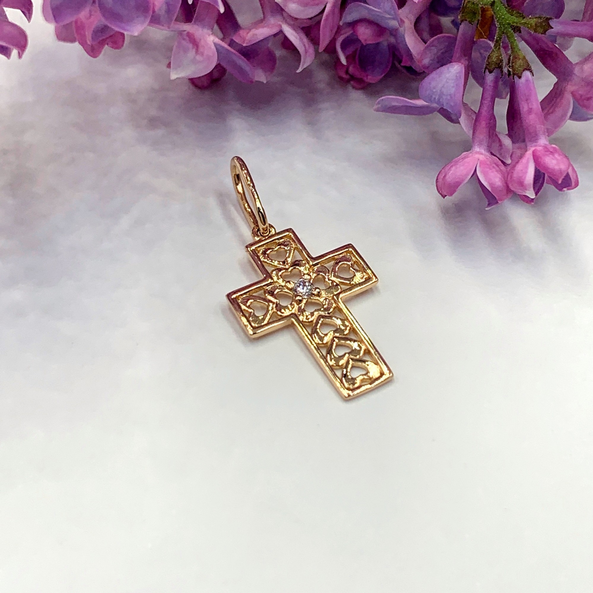 

Золотой крестик GERDAN ІКЗ270