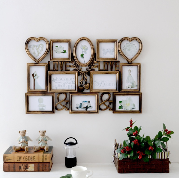 

Фоторамка Multiframe на 12 фото 46*72 см бронзовая 5-19