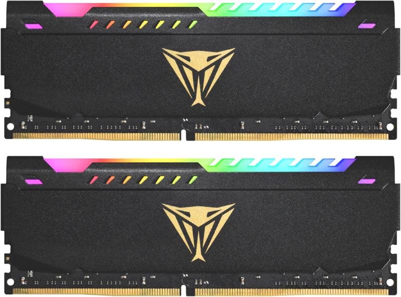 

Модуль памяти DDR4 2x8GB/3600 Patriot Viper Steel RGB Black (PVSR416G360C0K)