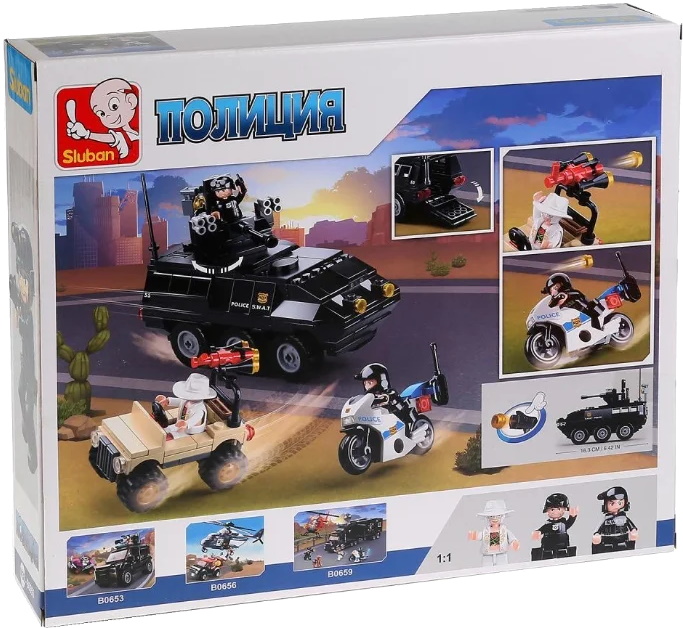 

Конструктор SLUBAN M38-B0655 Police 324 детали