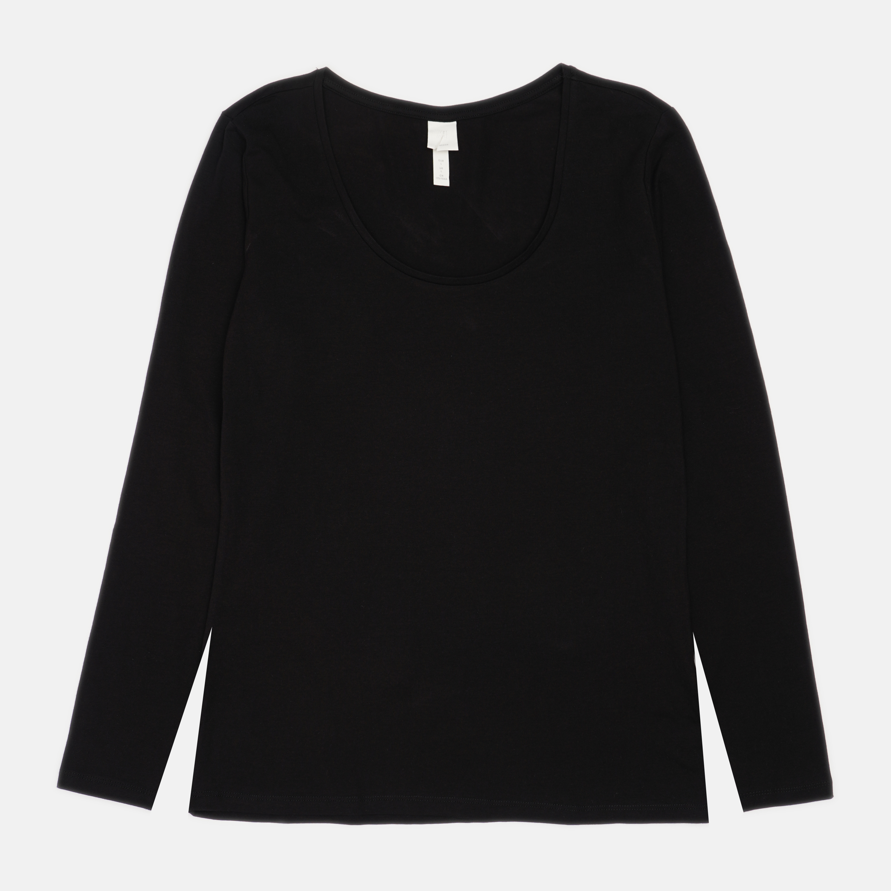 

Лонгслив H&M 9045765 L Черный