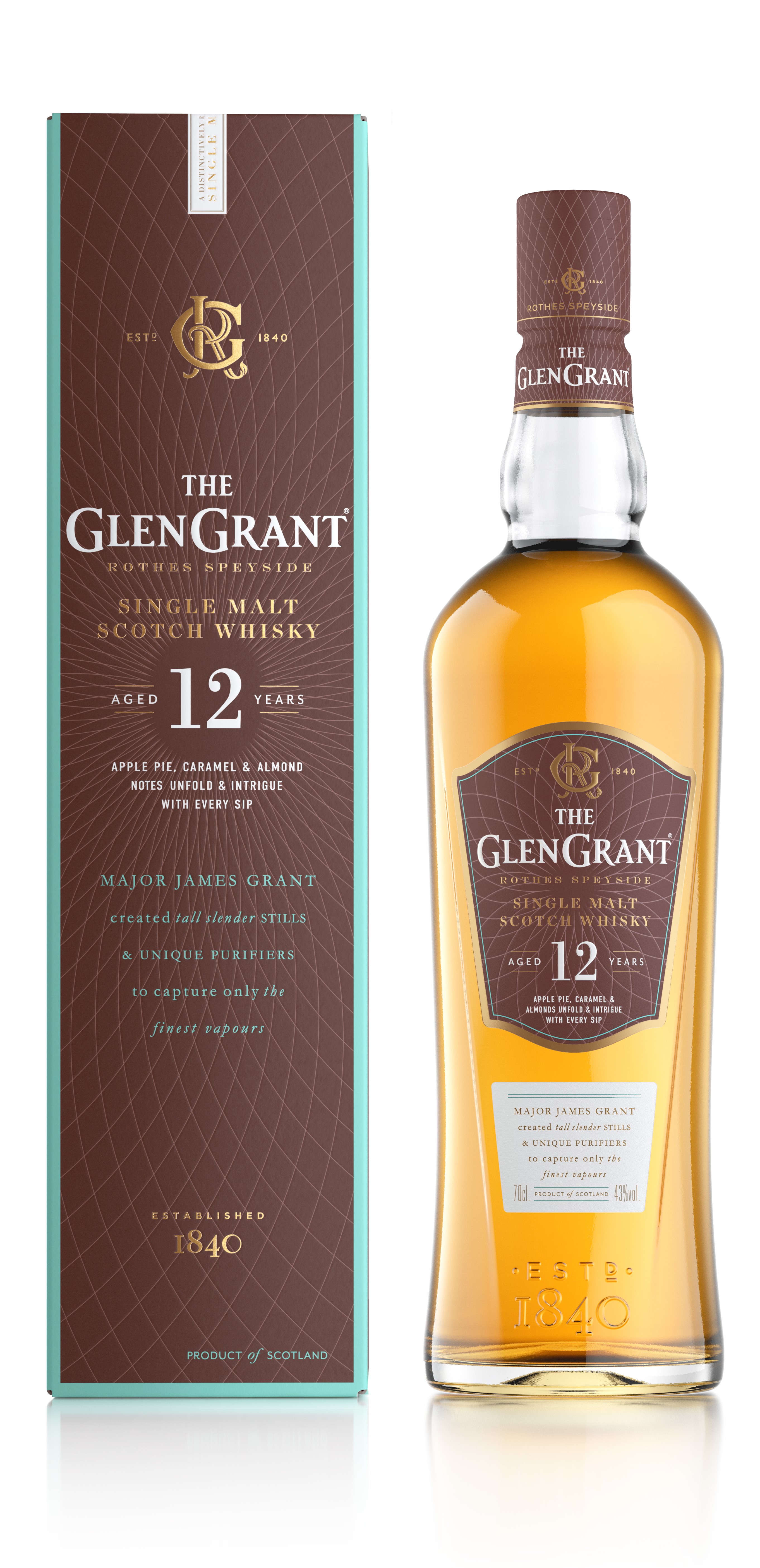 Акція на Виски The Glen Grant 12 лет выдержки 0.7 л 43% (8000040630269) від Rozetka UA